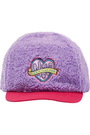 Marc Jacobs Baseballcap aus Faux Shearling