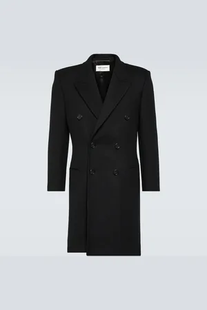 Saint Laurent Mantel aus Wolle