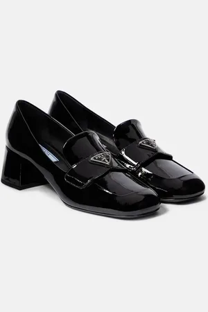 Prada Loafer-Pumps aus Lackleder