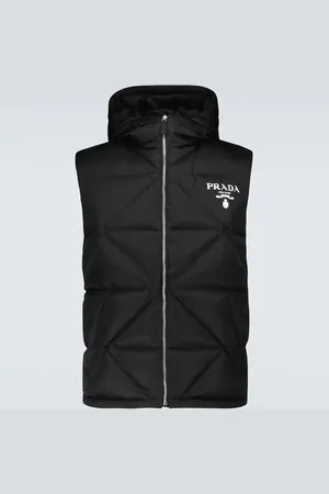 Prada Daunenweste aus Re-Nylon