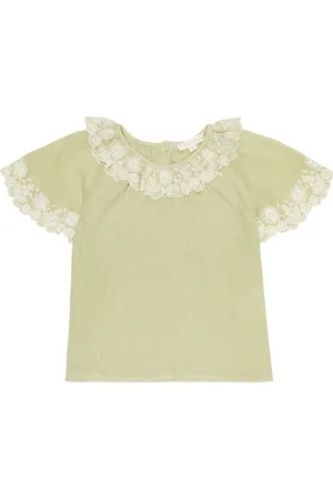 Louise Misha Bestickte Bluse Antoinette aus Baumwolle