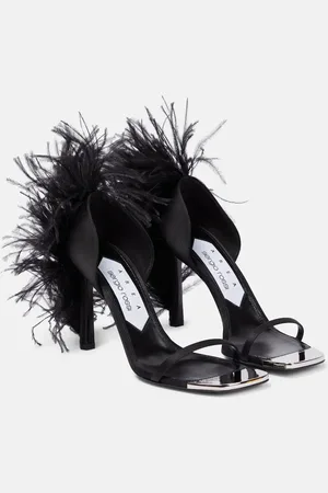 AREA X Sergio Rossi Sandalen Amazona mit Federn