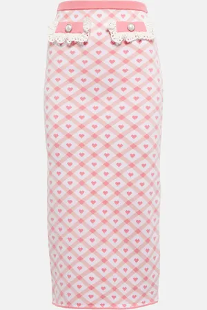 Alessandra Rich Midirock aus Jacquard