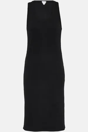 Bottega Veneta Midikleid aus Baumwoll-Jersey