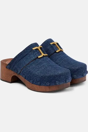 Chloé Chloé Clogs Marcie aus Denim