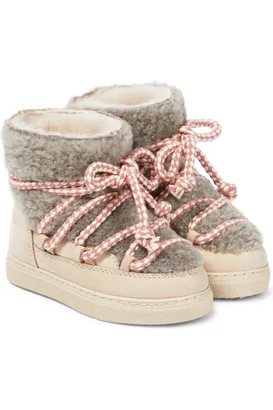 INUIKII Schneestiefel Classic aus Shearling mit Leder