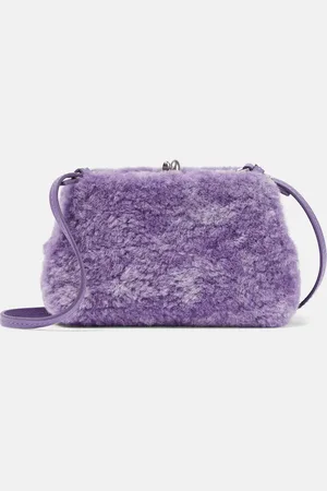 Jil Sander Schultertasche Goji Micro aus Shearling