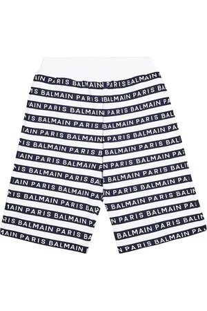 Balmain Bedruckte Shorts aus Baumwolle