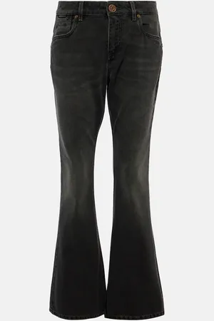 Balmain Low-Rise Bootcut Jeans Western