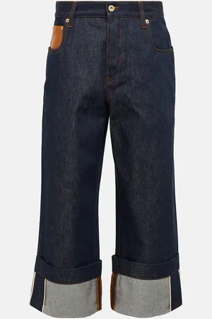 Loewe High-Rise Cropped Jeans