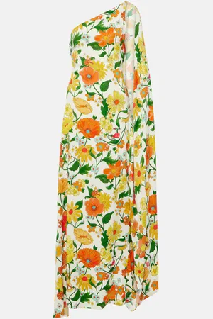 Stella McCartney One-Shoulder-Robe aus Cady