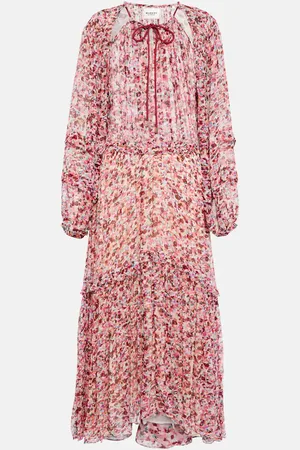 Marant Etoile Midikleid Fratelia aus Georgette