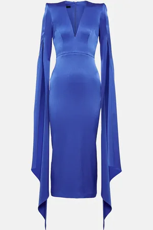 ALEX PERRY Midikleid aus Crêpe