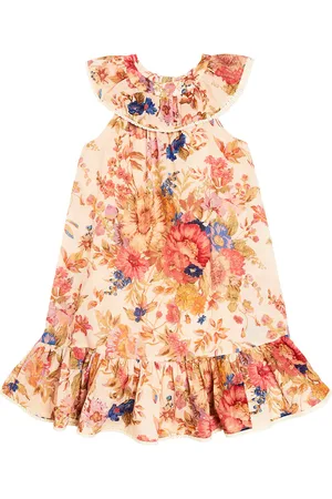 ZIMMERMANN Bedrucktes Kleid August aus Baumwolle