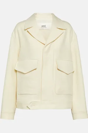 Ami Oversize-Jacke aus Wolle