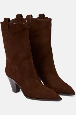 Aquazzura Westernstiefel Boogie aus Veloursleder