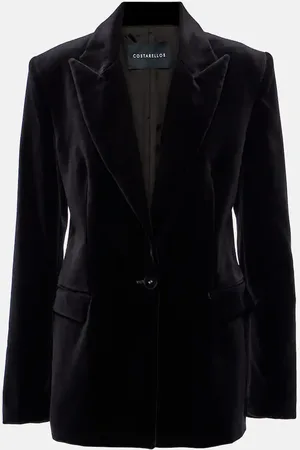 Costarellos Blazer Azura aus Baumwoll-Samt