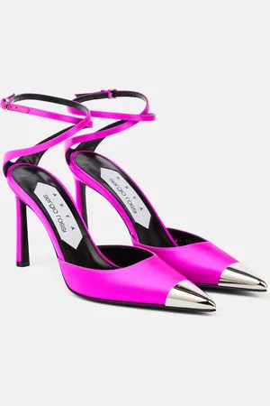 AREA Slingback-Pumps Amazona aus Satin