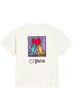 Palm Angels X Keith Haring T-Shirt aus Baumwoll-Jersey