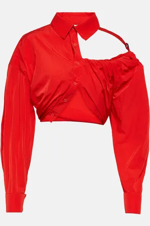 Jacquemus Cropped-Bluse La Chemise Galliga