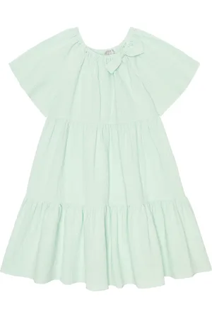 Il gufo Kleid aus Baumwolle
