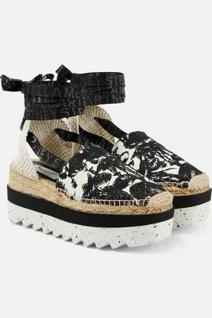 Stella McCartney Plateau-Espadrilles Gaia aus Canvas