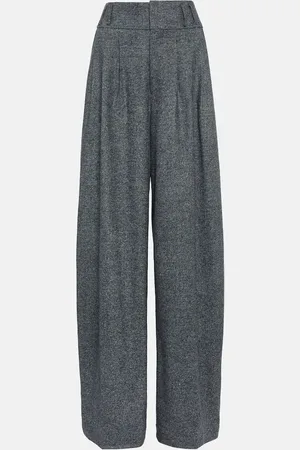 Altuzarra Weite High-Rise-Hose Tyr aus einem Wollgemisch