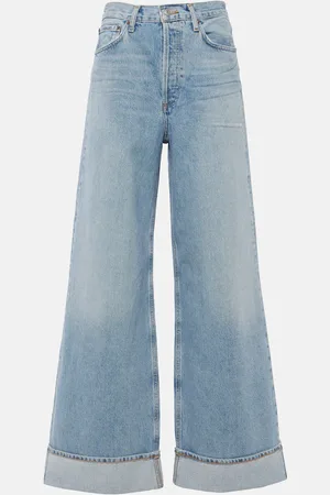 AGOLDE High-Rise Wide-Leg Jeans Dame