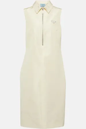 Prada Midikleid aus einem Seidengemisch