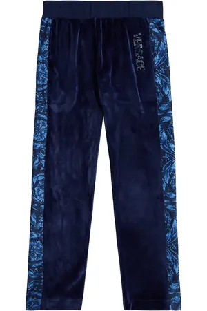 VERSACE Verzierte Jogginghose Barocco aus Samt