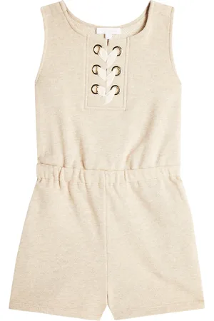 Chloé Chloé Kids Playsuit aus Baumwoll-Jersey