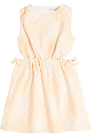 Burberry Kleid Burberry Check aus Baumwolle