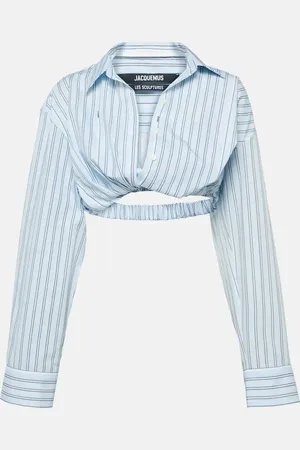 Jacquemus Cropped-Bluse La Chemise Bahia Courte aus Baumwolle