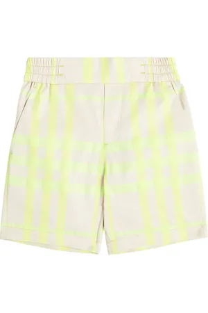 Burberry Baby Shorts Burberry Check aus einem Baumwollgemisch