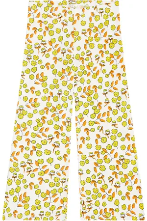 Mini Rodini Jogginghose Flowers aus einem Baumwollgemisch