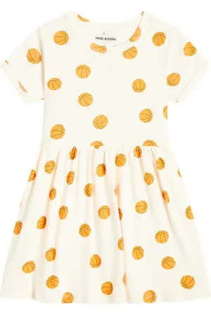 Mini Rodini Kleid Basketball aus Baumwolle