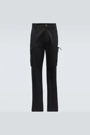 VERSACE Cargohose aus Baumwoll-Gabardine