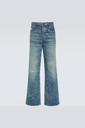 AMIRI Wide-Leg Distressed Jeans Shotgun