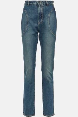 Alaïa Alaïa High-Rise Slim Jeans