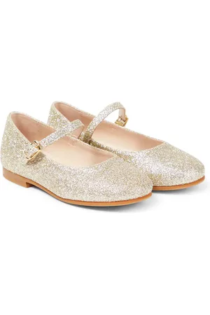 Il gufo Mary-Jane-Ballerinas mit Glitter