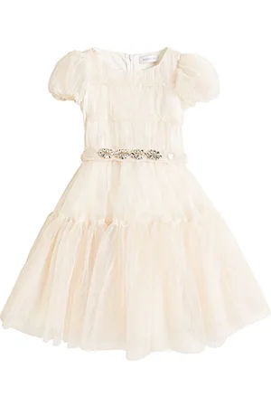 MONNALISA Verziertes Kleid aus Tüll