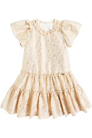 MONNALISA Kleid aus Lamé-Jacquard