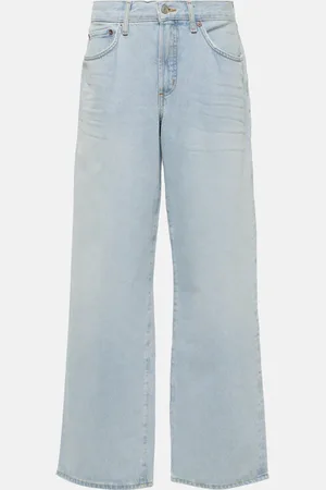 AGOLDE Mid-Rise Wide-Leg Jeans Fusion Jean
