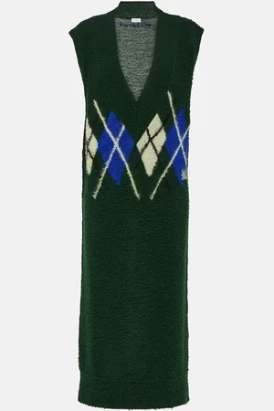 Burberry Midikleid aus Wolle