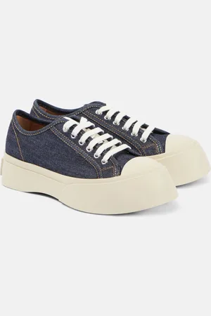 Marni Plateau-Sneakers aus Denim