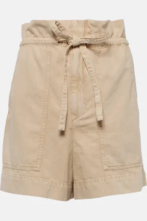 Marant Etoile High-Rise Jeansshorts Ipolyte