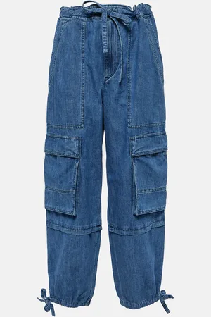 Marant Etoile Mid-Rise-Cargohose Ivy aus Denim