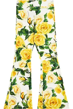 Dolce & Gabbana Bedruckte Schlaghose aus Jersey