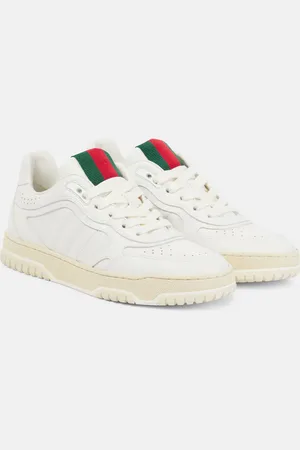 Gucci Sneakers Re-Web aus Leder
