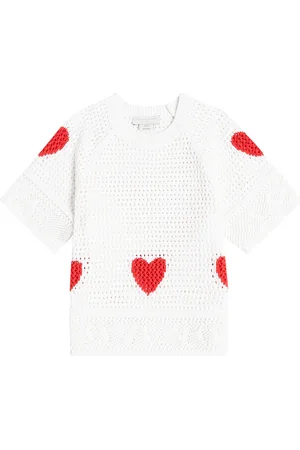 Stella McCartney T-Shirt aus Häkelstrick